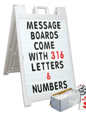 Message Board Sign