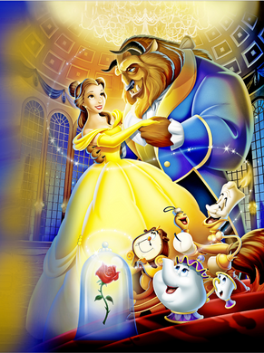 BEAUTY AND THE BEAST BACKDROP - Twins Print
