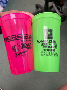 22oz Colored Printed Stadium Cups