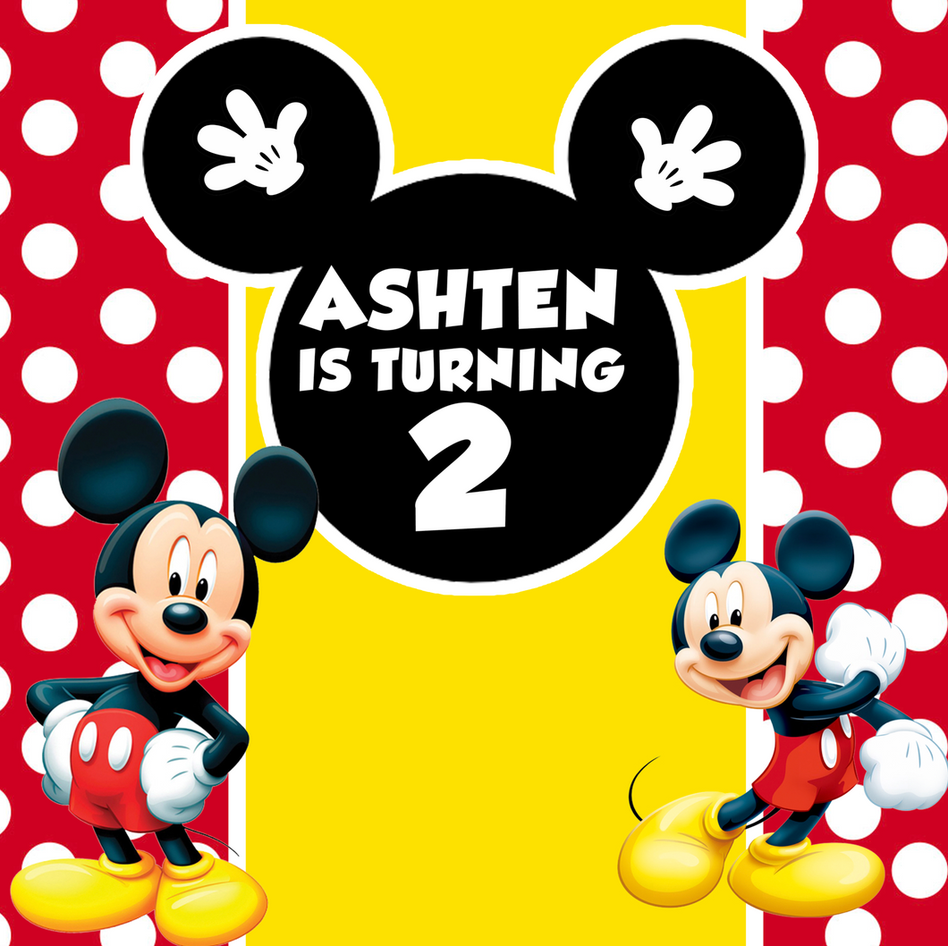 MICKEY  MOUSE BACKDROP 05