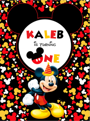 MICKEY MOUSE  BACKDROP  01 - Twins Print