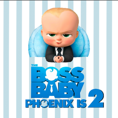 BOSS BABY 02 BACKDROP - Twins Print