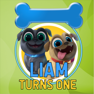 PUPPY DOG PALS  BACKDROP 02 - Twins Print