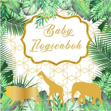 SAFARI  BACKDROP - Twins Print