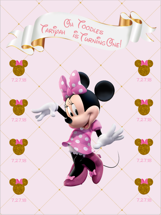 MINNIE MOUSE 002 / OH TOODLES - Twins Print
