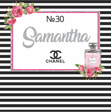 COCO CHANEL  BACKDROP - Twins Print