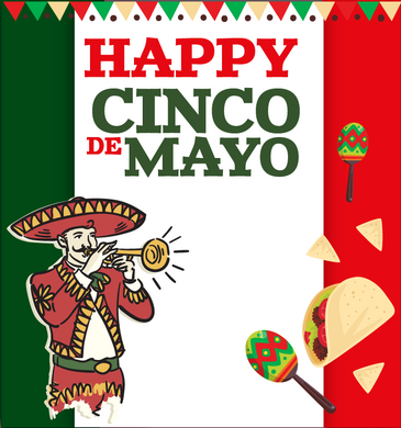 CINCO DE MAYO  BACKDROP 002 - Twins Print