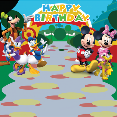 MICKEY MOUSE  BACKDROP / CLUB HOUSE 02
